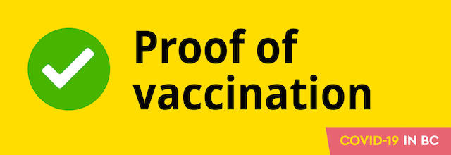 BC Vaccine Card & Proof of Vaccination