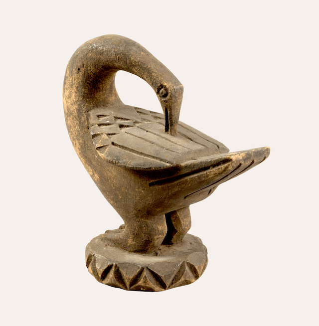 Sankofa figure, maker unrecorded (Asante). MOA Collection K2.368. Photo by Skooker Broome.