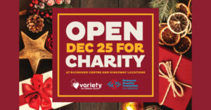 White Spot Christmas Day Takeout for Charity