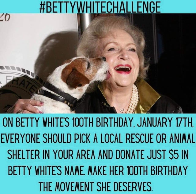 How to Join the Betty White Challenge in BC