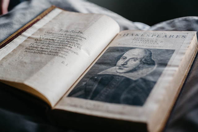 Photo of William Shakespeare’s First Folio, published in 1623, and gifted to the UBC Library