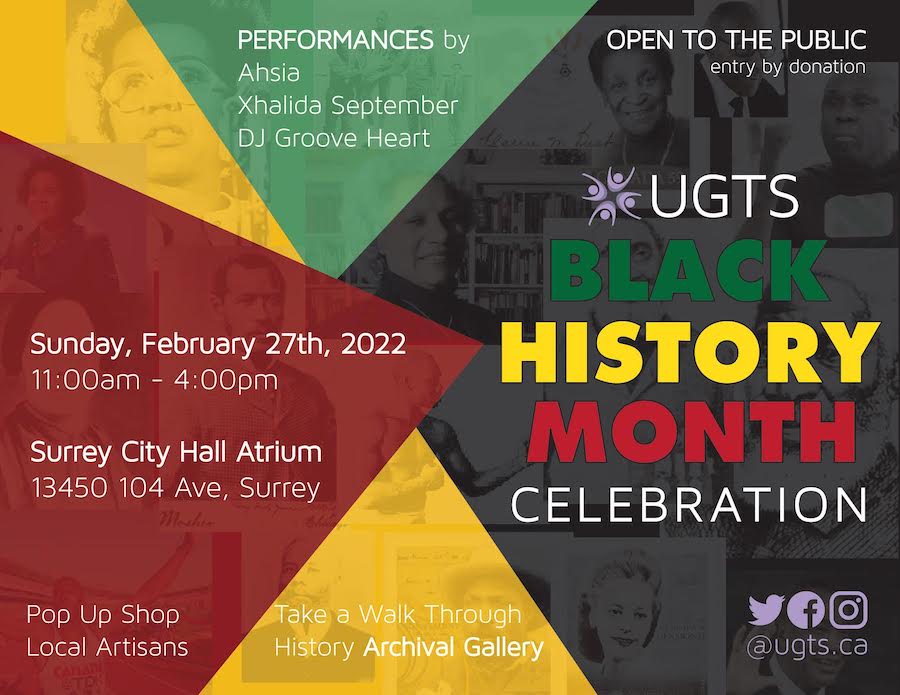 UGTS Black History Month Celebration in Surrey