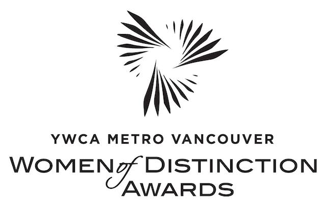 YWCA Women of Distinction Awards Banner Black and White