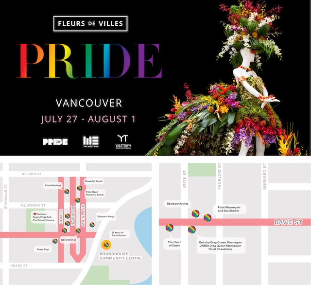 Fleurs de Ville Pride in Yaletown and the West End