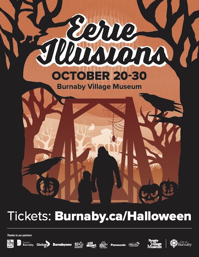 Eerie Illusions Burnaby Village Halloween 2022