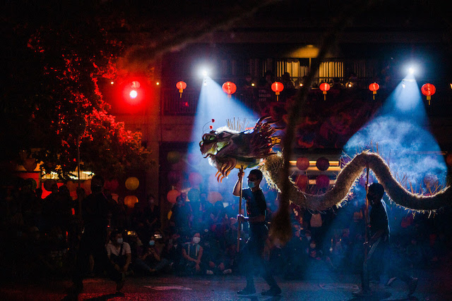 Vancouver Fire Dragon Festival in Chinatown