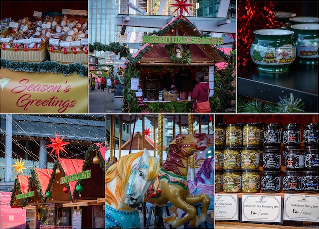 Vancouver Christmas Market Collage