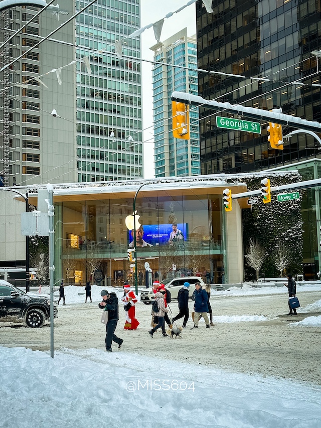 Downtown Vancouver Snow - Rebecca Bollwitt Miss604