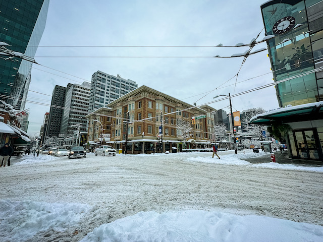 Downtown Vancouver Snow - Rebecca Bollwitt Miss604