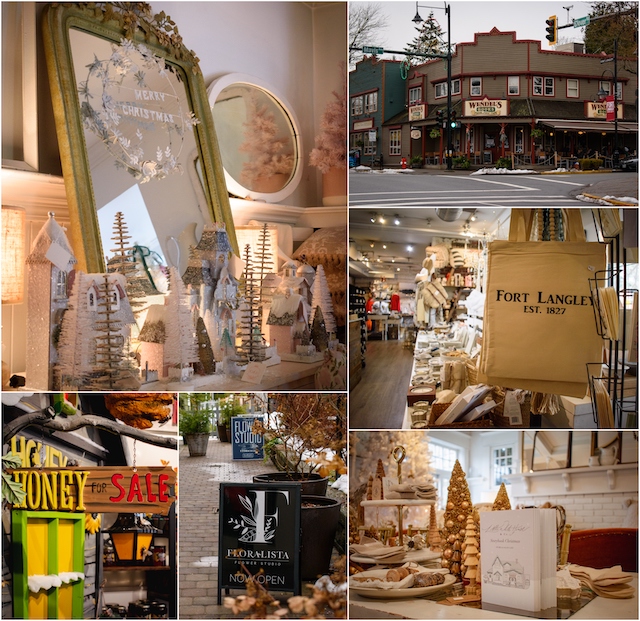 Fort Langley Shopping Collage