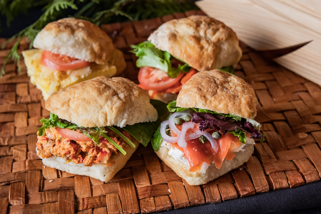 Photo submitted: Salmon and Bannock Bannockwiches