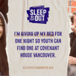 Covenant House Vancouver SleepOut Graphic