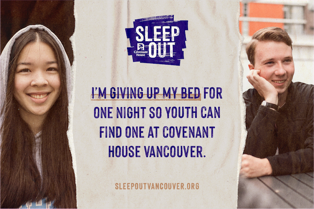 Covenant House Vancouver SleepOut Graphic