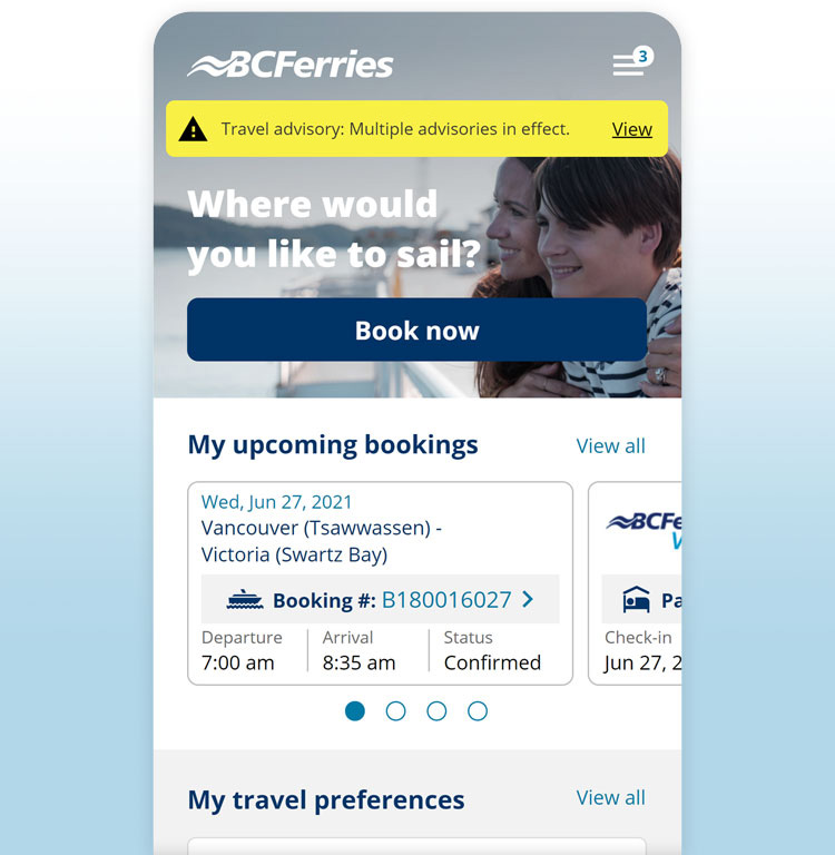 BC Ferries App
