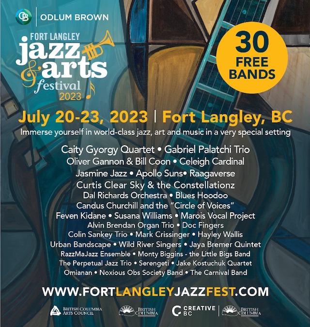 Fort Langley Jazz Festival Cool Blues 2023