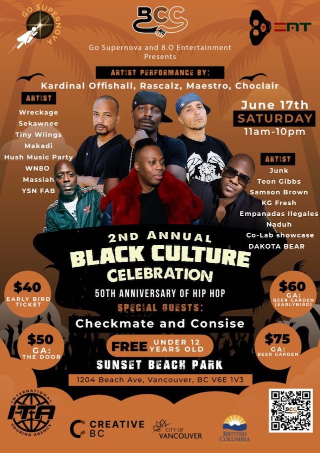 Black Culture Celebration 2023 Poster and Lineup