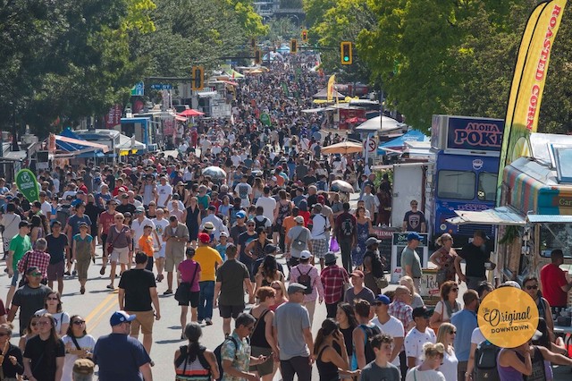 Car Free Day New Westminster - Downtown New West Photo