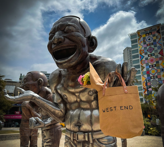 Laughing Statue West End Miss604 English Bay