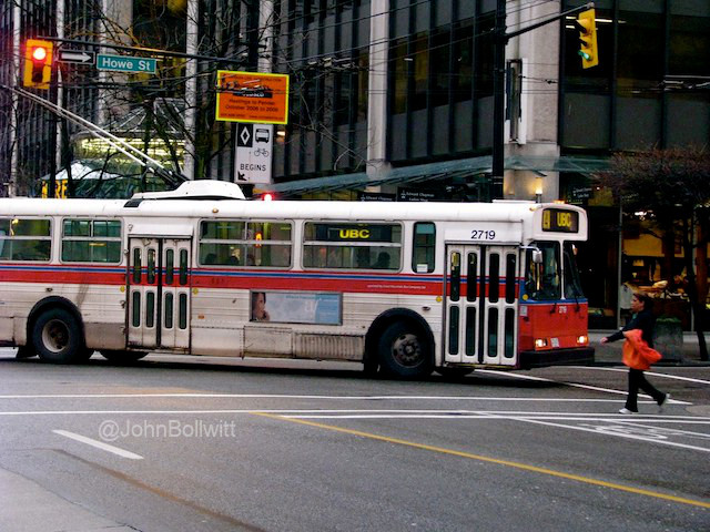 2008 TransLink BC Transit Trolley Bus John Bollwitt Photo