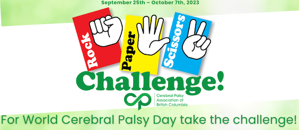 do the World CP Day Rock, Paper, Scissors Challenge