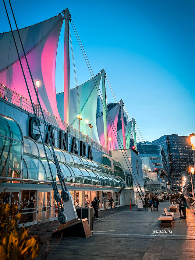 Canada Place Sails of Light Christmas Miss604 Photo