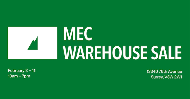 MEC Warehouse Sale 2024