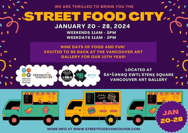 Street Food City in downtown Vancouver