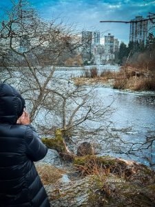 pond hockey at lost lagoon vancouver miss604