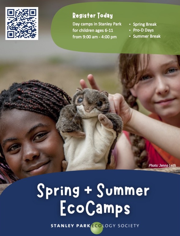 Spring Eco Camps for Kids in Stanley Park