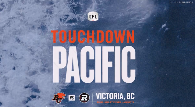 BC Lions Touchdown Pacific Victoria