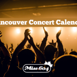 Vancouver Concert Calendar