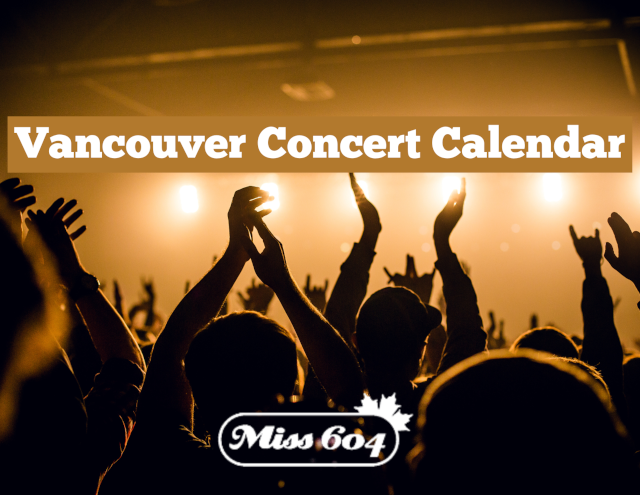 Vancouver Concert Calendar
