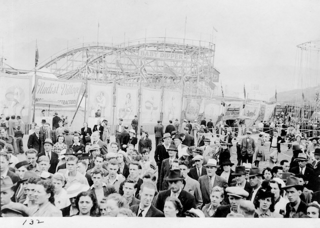 Baby Dipper Coaster at the PNE Playland Vancouver Archives Photo