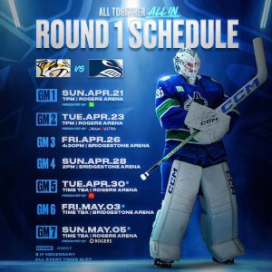 Canucks Playoff Schedule » Vancouver Blog Miss604