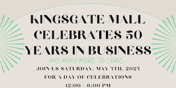 Kingsgate Mall's 50th Anniversary event
