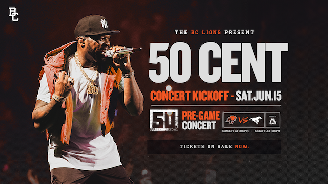 BC Lions 50 Cent