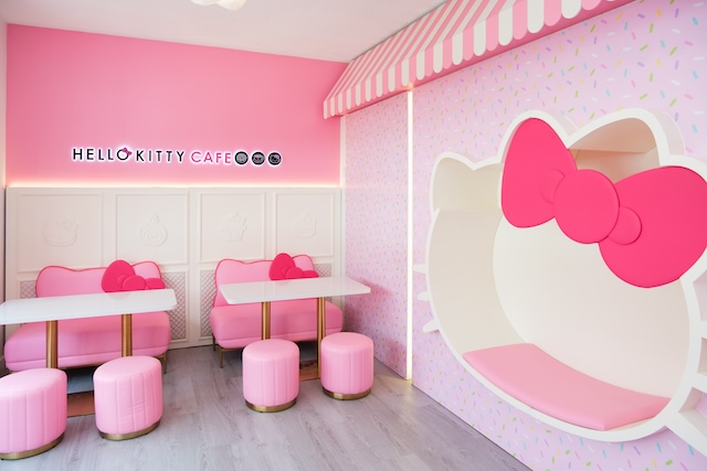 Hello Kitty Cafe Vancouver - Press Image Interior