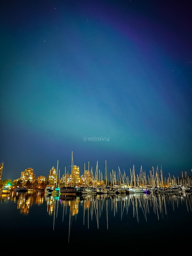 Northern Lights Aurora Borealis Vancouver - Miss604 Photo