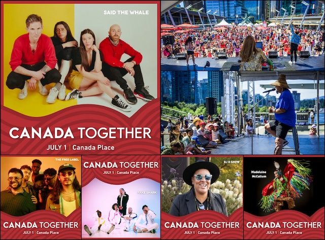 Vancouver Canada Day -  Canada Together at Canada Place 2024 Lineup