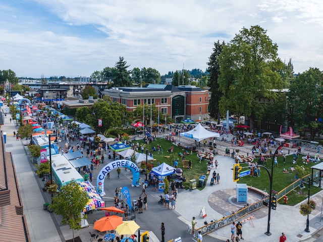 Car Free Day Port Coquitlam - Aerial