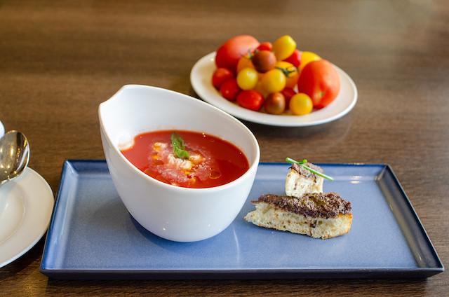 2024 Tomato Festival at Provence Marinaside, Appetizer - feta cheese, olive crouton