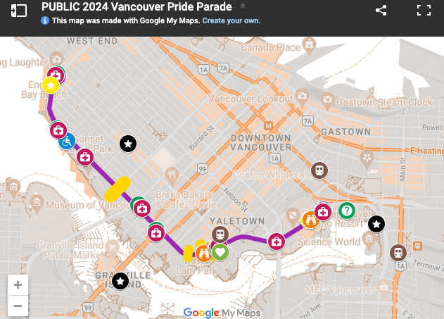 Vancouver Pride Parade Route 2024