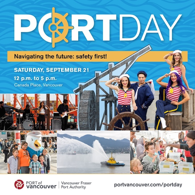 Port Day at Canada Place Free September 21