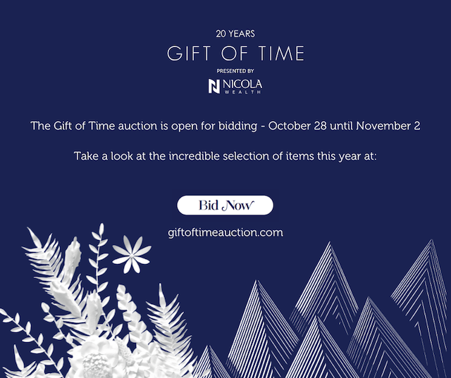 Canuck Place Gift of Time Gala Auction