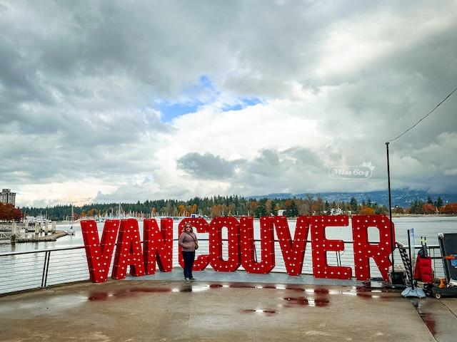 New Location of the Vancouver Sign Coal Harbour