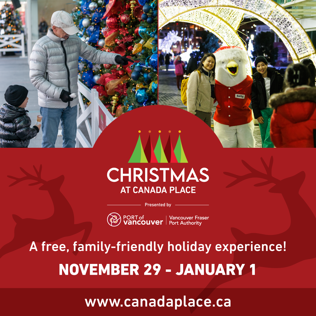 Free fun at Christmas at Canada Place