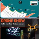 Grey Cup Festival Drone Show Vancouver Coal Harbour