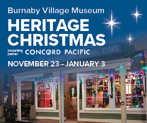 FREE Heritage Christmas at Burnaby Village Museum