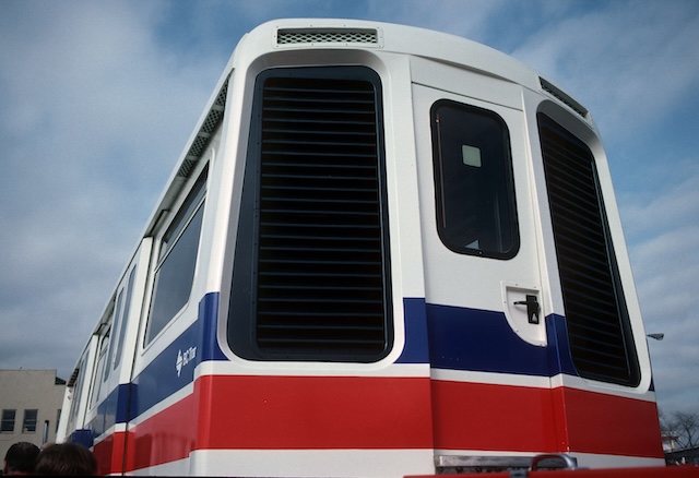 SkyTrain 1985 TransLink Mark I cars - Vancouver Archives