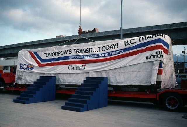 SkyTrain Car Reveal 1985 - CVA 800-4230 Vancouver Archives